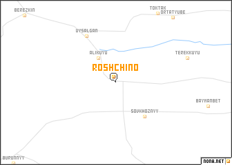 map of Roshchino