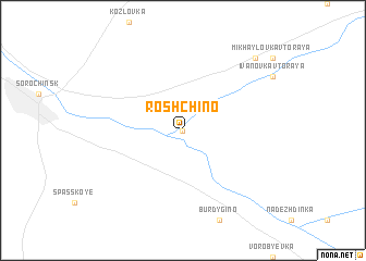 map of Roshchino