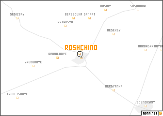 map of Roshchino
