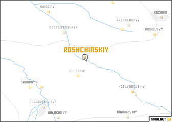 map of Roshchinskiy