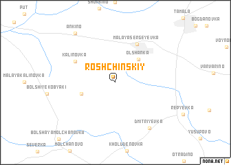 map of Roshchinskiy