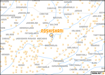 map of Roshishāni