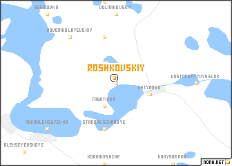 map of Roshkovskiy