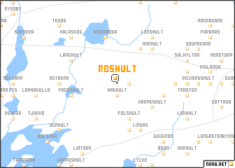 map of Röshult