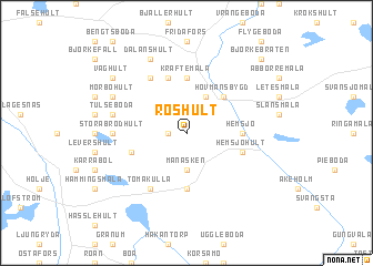 map of Röshult