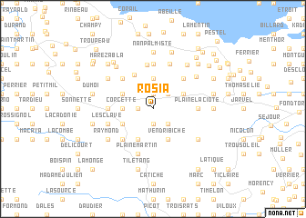 map of Rosia