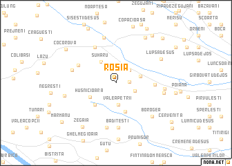 map of Roşia