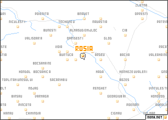 map of Roşia