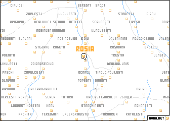 map of Roşia