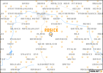 map of Rosice
