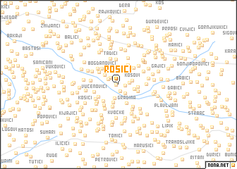 map of Rosići