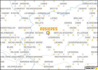 map of Rosières