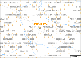 map of Rosiers