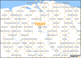 map of Rosier