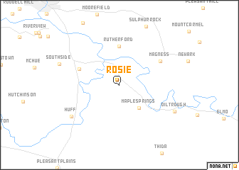 map of Rosie