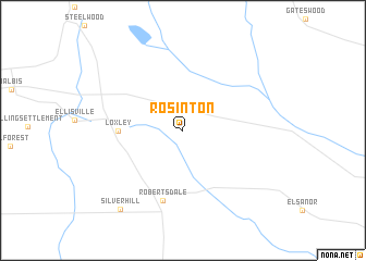 map of Rosinton