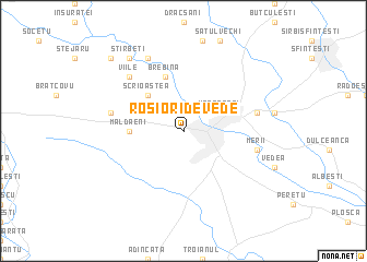 map of Roşiori de Vede