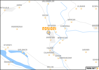 map of Roşiori