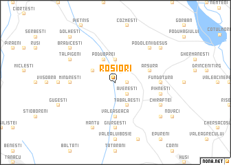 map of Roşiori