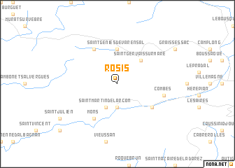 map of Rosis