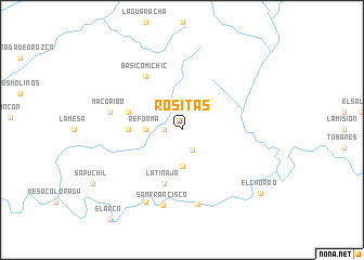 map of Rositas