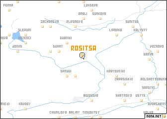 map of Rositsa