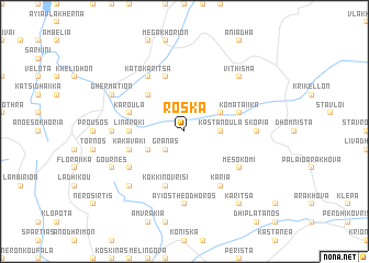 map of Roská