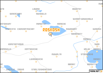 map of Roskosh