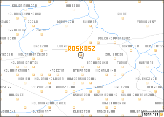 map of Roskosz