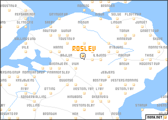 map of Roslev