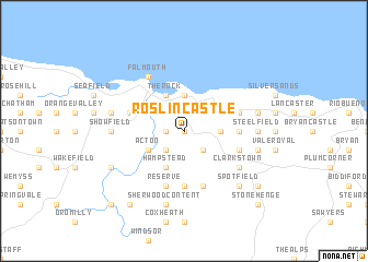 map of Roslin Castle