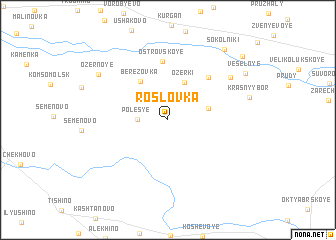 map of Roslovka