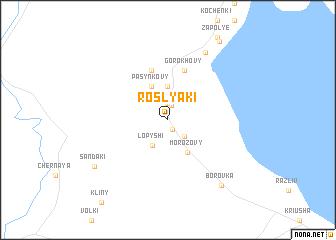 map of Roslyaki