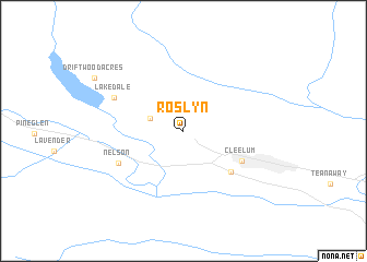 map of Roslyn
