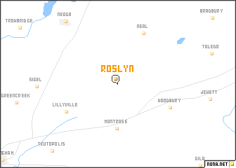 map of Roslyn