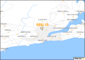 map of Roslyn