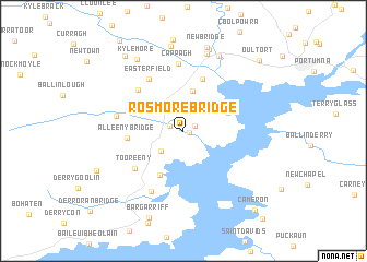 map of Rosmore Bridge