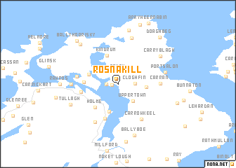 map of Rosnakill