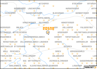 map of Rosna