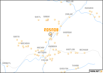 map of Rosnob