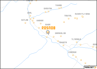 map of Rosnob