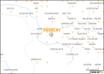 map of Rosochy