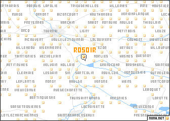map of Rosoir