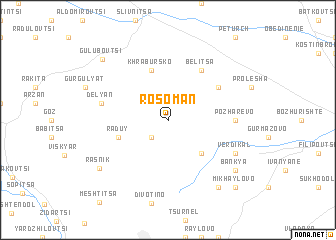 map of Rosoman