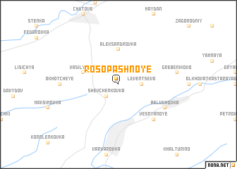 map of Rosopashnoye
