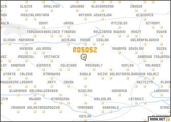 map of Rososz