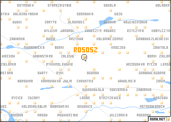 map of Rososz