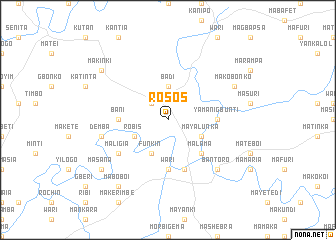 map of Rosos