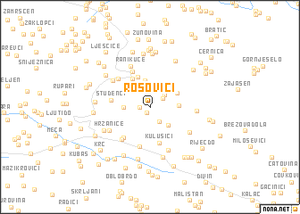 map of Rosovići