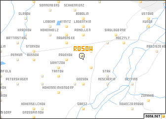 map of Rosow